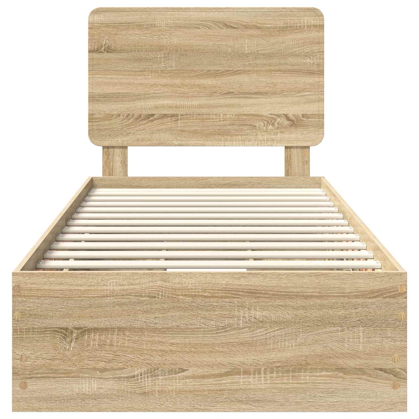 Bettrahmen Sonoma-Eiche 75 x 190 cm Ingenieurs Holz