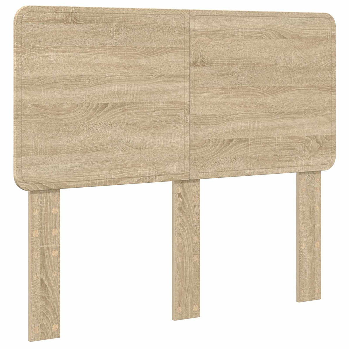 Bettrahmen mit Kopfteil Sonoma-Eiche 135 x 190 cm Holzwerkstoff