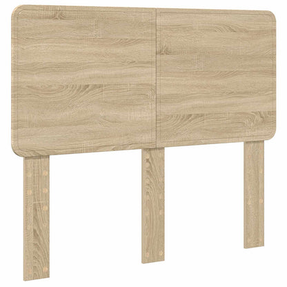 Bettrahmen mit Kopfteil Sonoma-Eiche 135 x 190 cm Holzwerkstoff