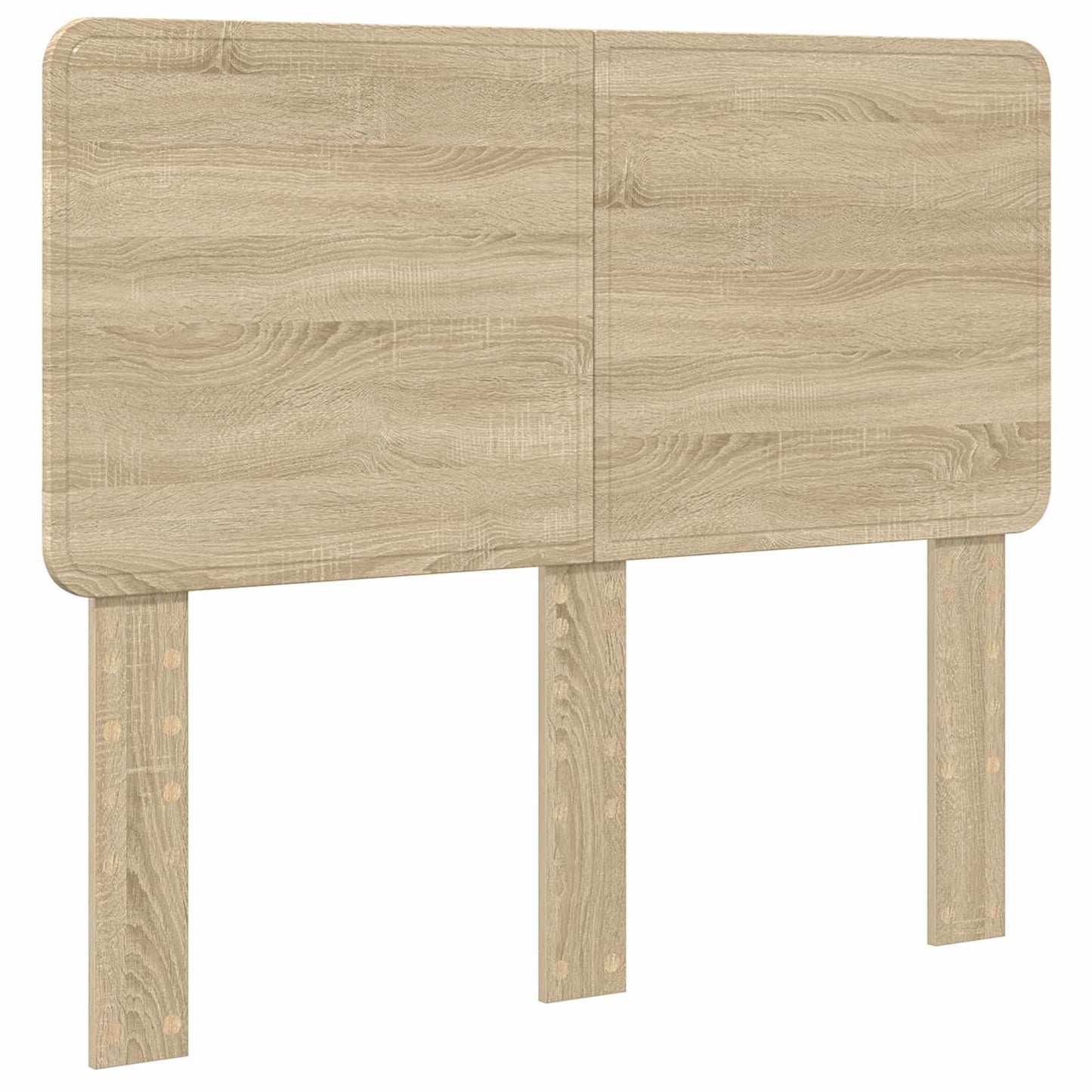Bettrahmen mit Kopfteil Sonoma-Eiche 135 x 190 cm Holzwerkstoff