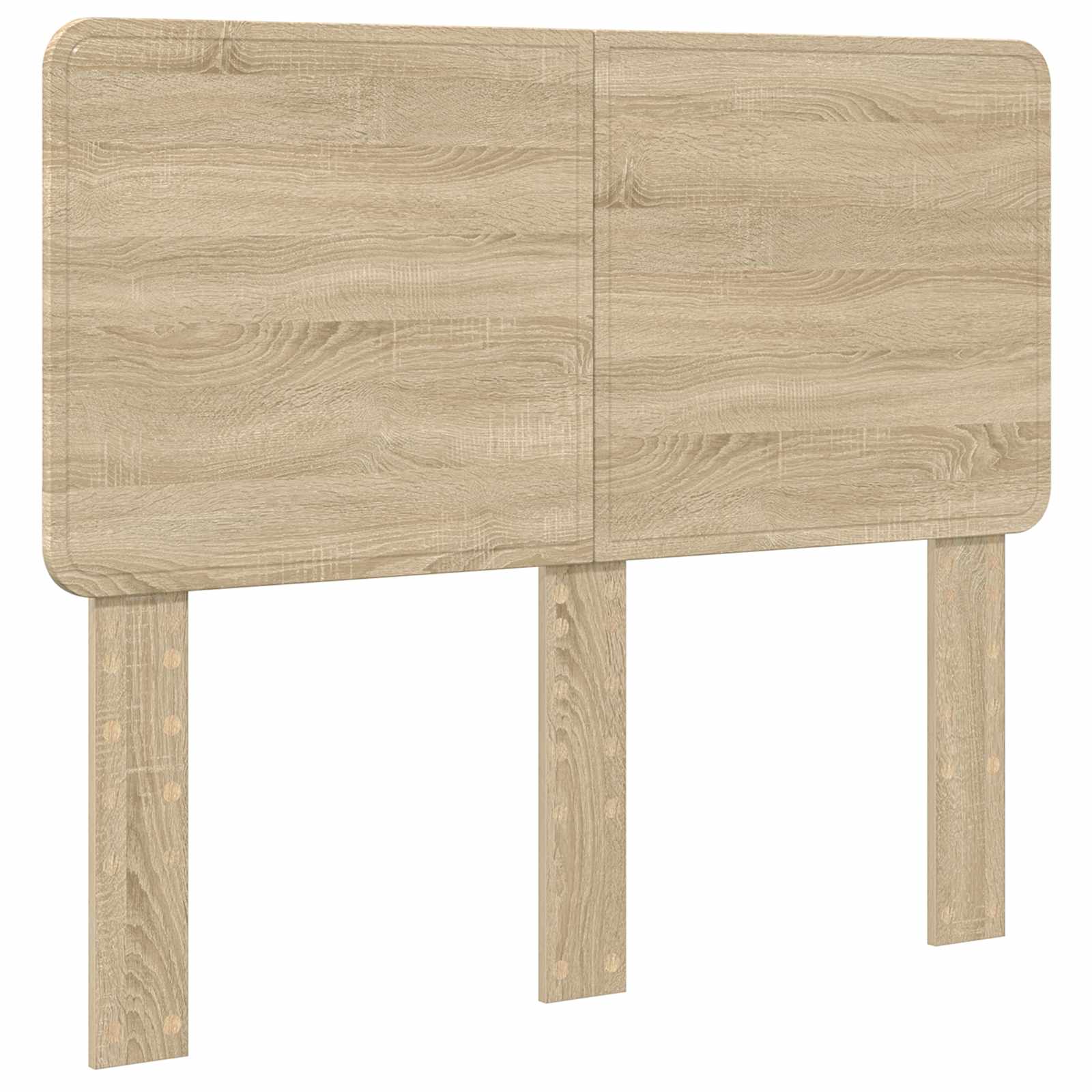 Bettrahmen mit Kopfteil Sonoma-Eiche 135 x 190 cm Holzwerkstoff