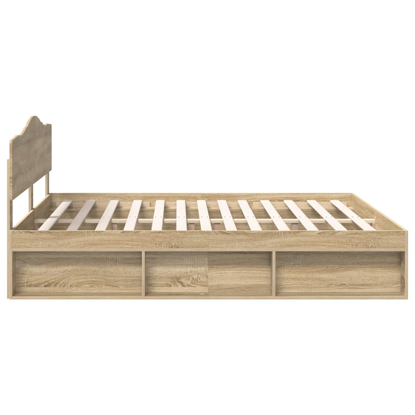 Bettrahmen Sonoma 200 x 200 cm Massives Kiefernholz