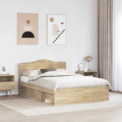 Bettrahmen Sonoma 140 x 200 cm Massives Kiefernholz