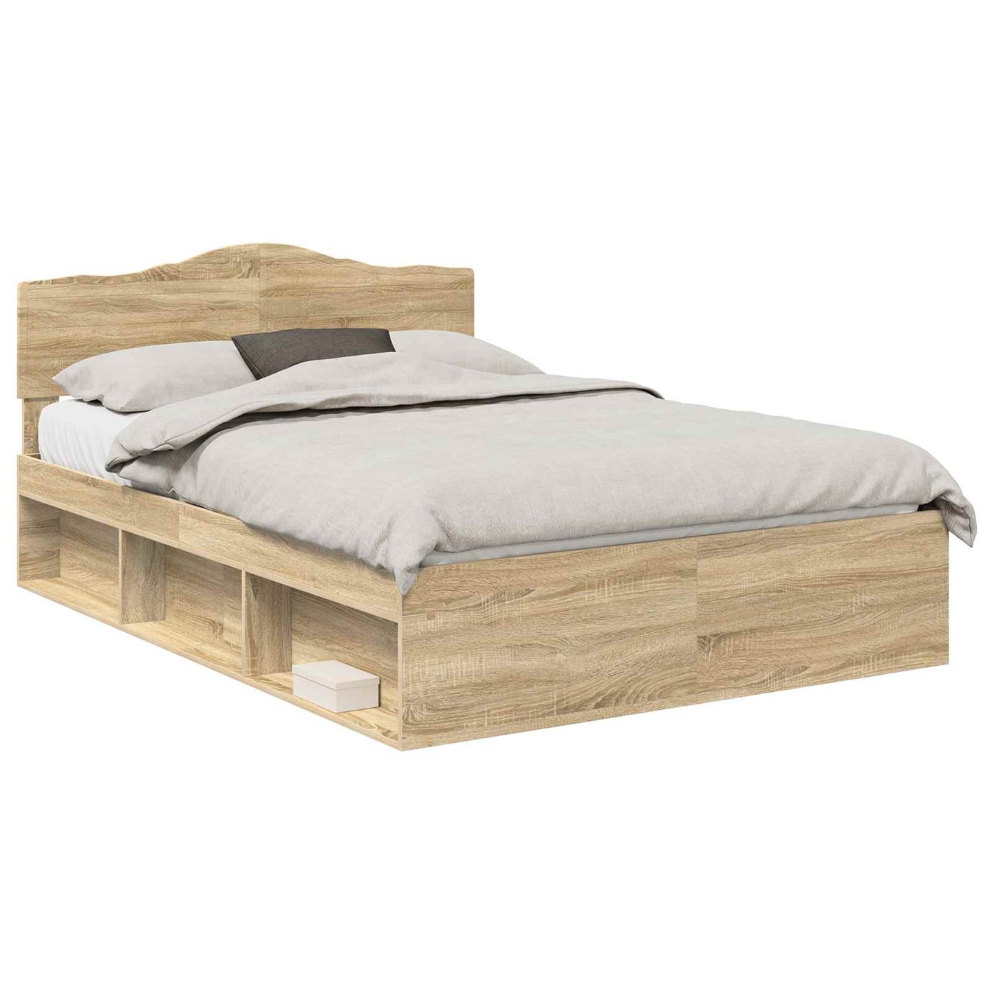 Bettrahmen Sonoma 140 x 190 cm Massives Kiefernholz
