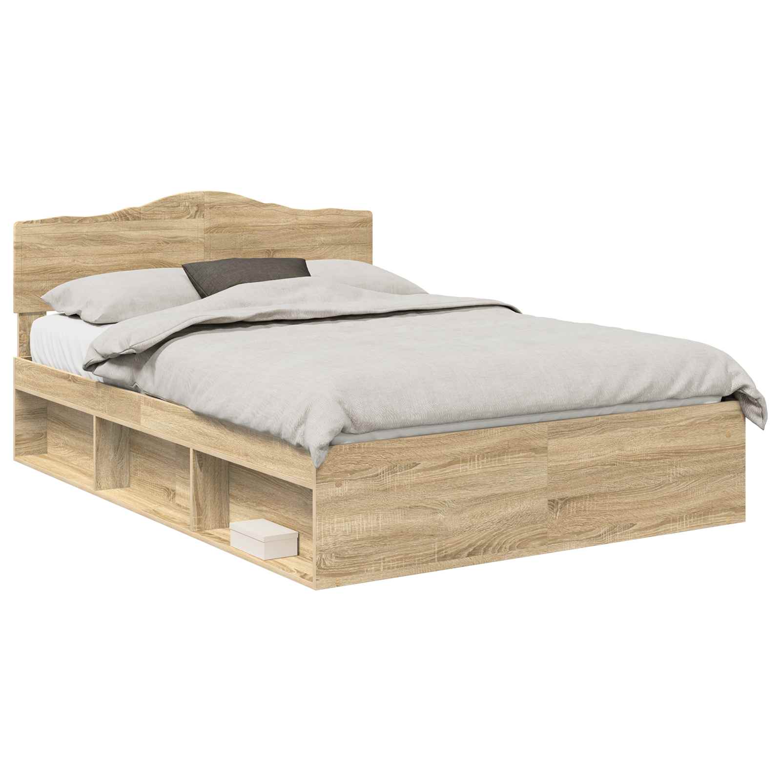 Bettrahmen Sonoma 140 x 190 cm Massives Kiefernholz