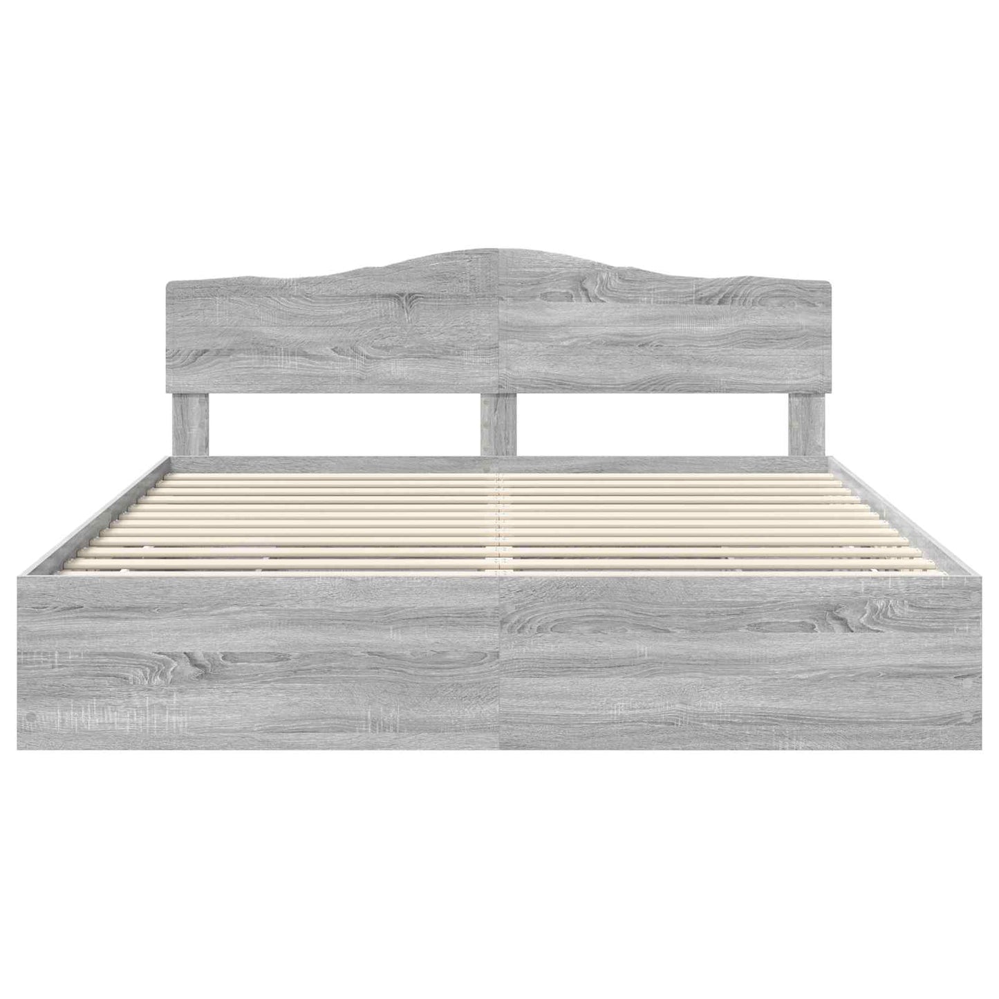 Bettrahmen Graues Sonoma 180 x 200 cm Ingenieurs Holz