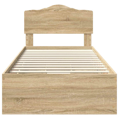 Bettrahmen Sonoma-Eiche 75 x 190 cm Ingenieurs Holz
