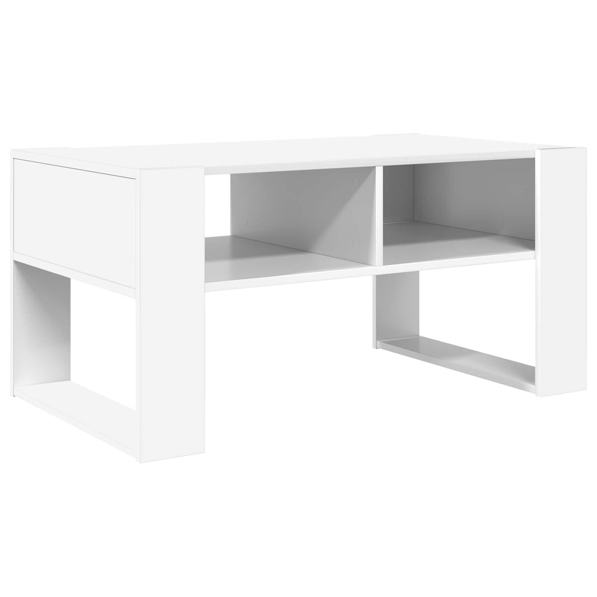 Couchtisch Weiß 92 x 53 x 45 cm Holzwerkstoff