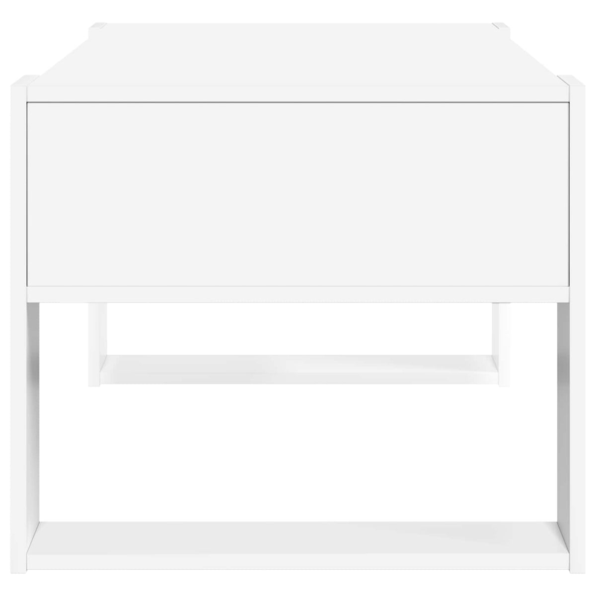 Couchtisch Weiß 92 x 53 x 45 cm Holzwerkstoff