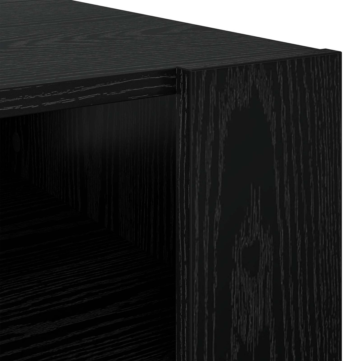 Couchtisch Schwarz Eichen-Optik 92 x 53 x 45 cm Holzwerkstoff