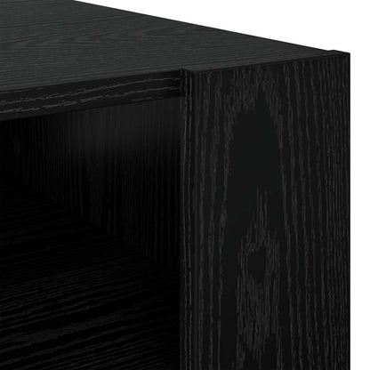 Couchtisch Schwarz Eichen-Optik 92 x 53 x 45 cm Holzwerkstoff