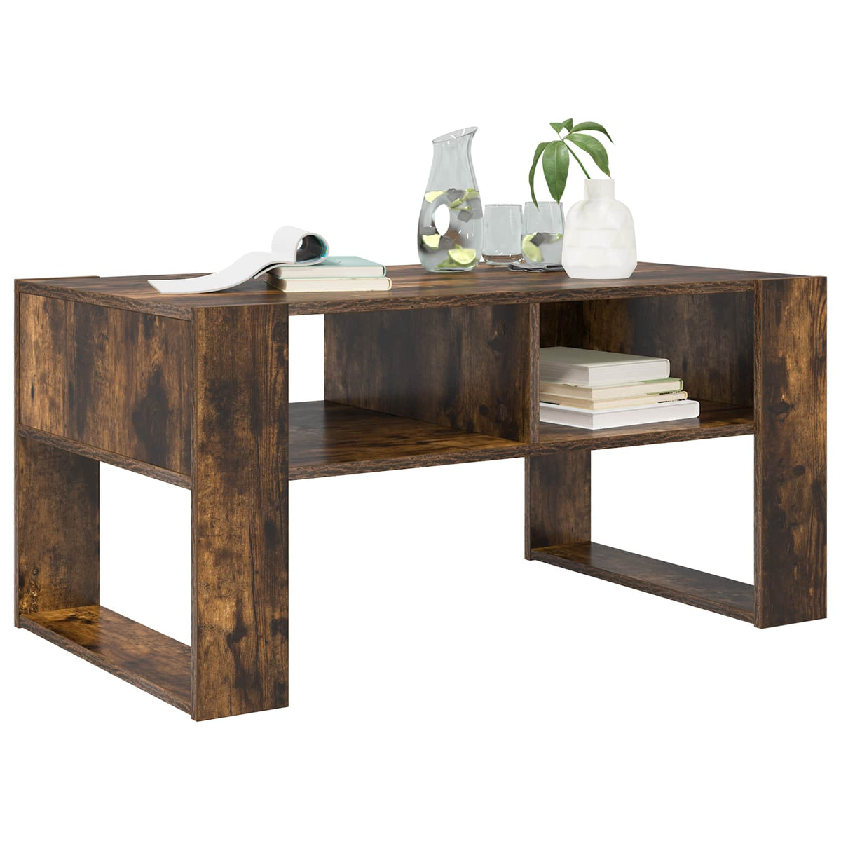 Couchtisch Räuchereiche 92 x 53 x 45 cm Holzwerkstoff