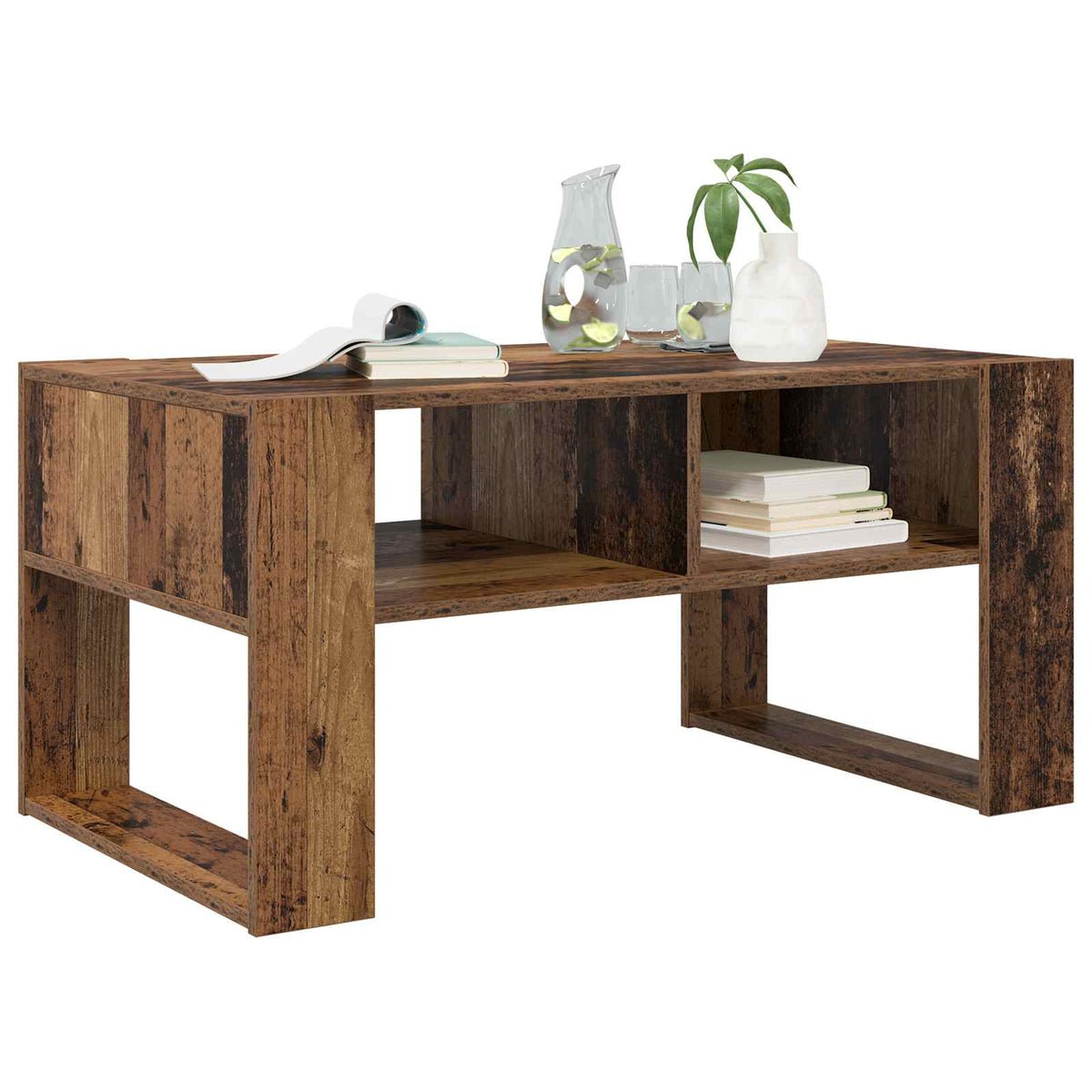 Couchtisch Altholz 92 x 53 x 45 cm Holzwerkstoff