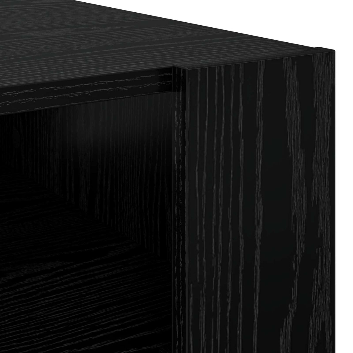 Couchtisch Schwarz Eichen-Optik 66 x 53 x 45 cm Holzwerkstoff