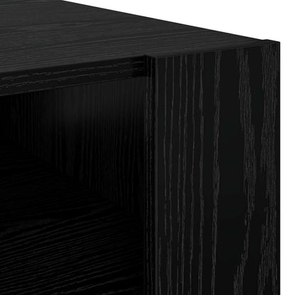 Couchtisch Schwarz Eichen-Optik 66 x 53 x 45 cm Holzwerkstoff