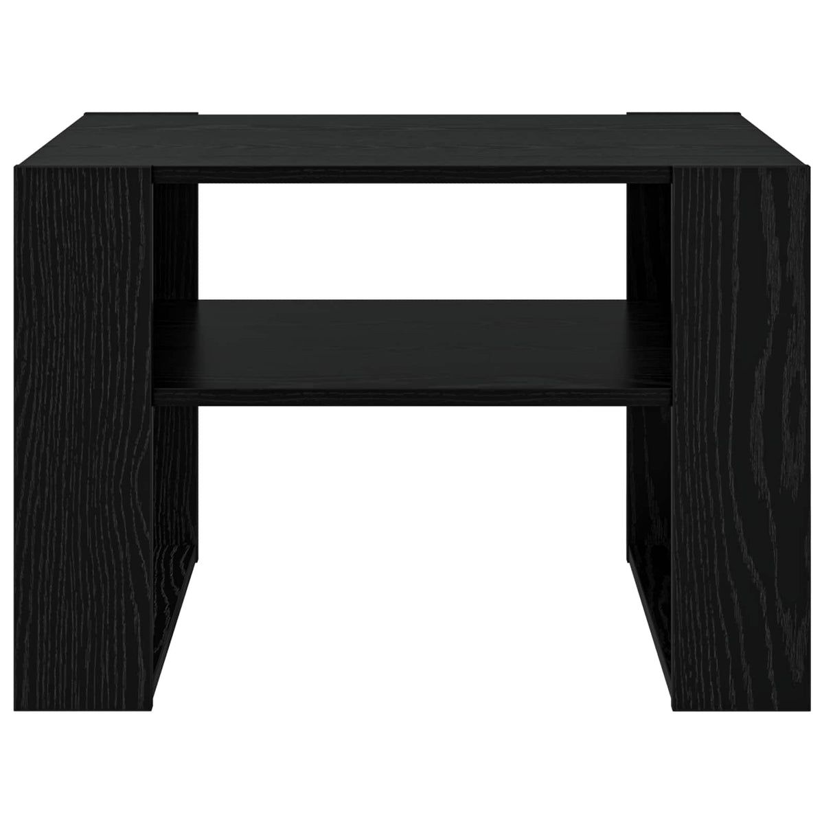 Couchtisch Schwarz Eichen-Optik 66 x 53 x 45 cm Holzwerkstoff