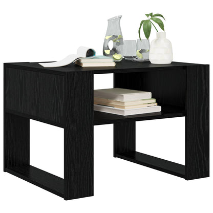 Couchtisch Schwarz Eichen-Optik 66 x 53 x 45 cm Holzwerkstoff