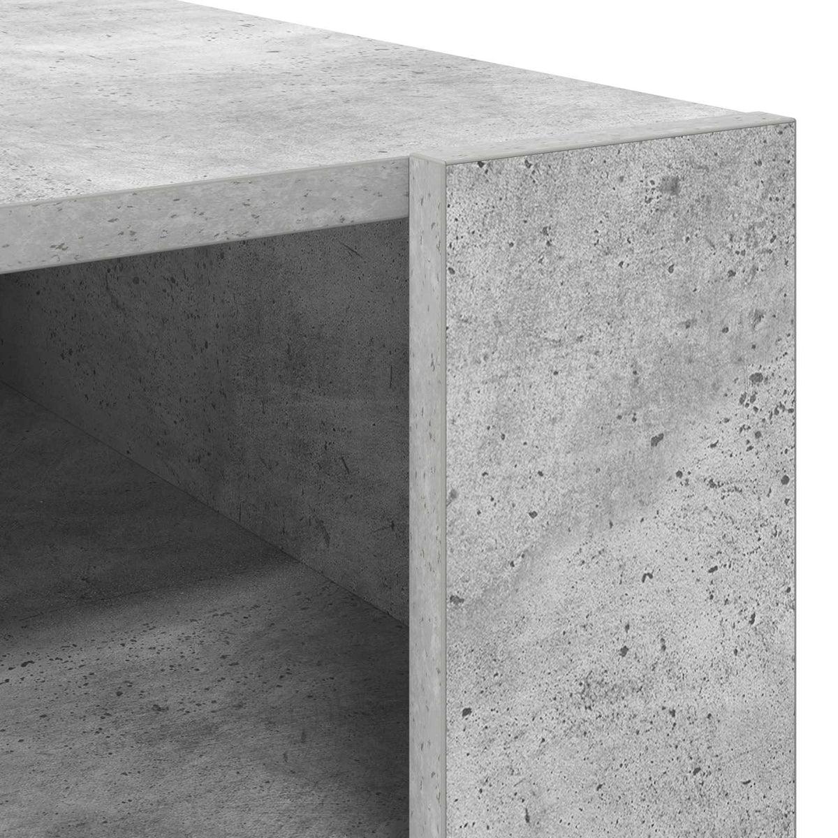 Couchtisch Beton Grau 66 x 53 x 45 cm Holzwerkstoff