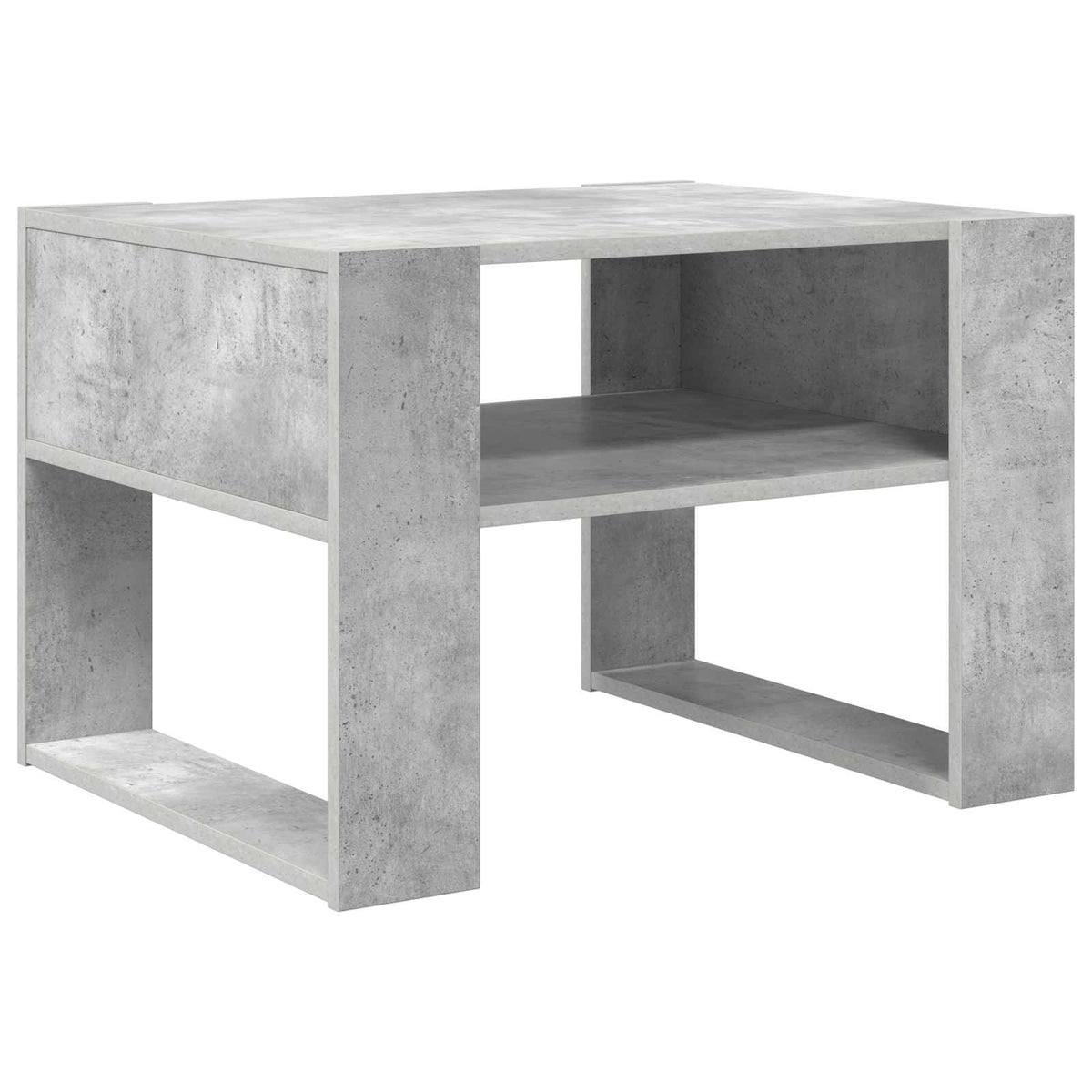 Couchtisch Beton Grau 66 x 53 x 45 cm Holzwerkstoff