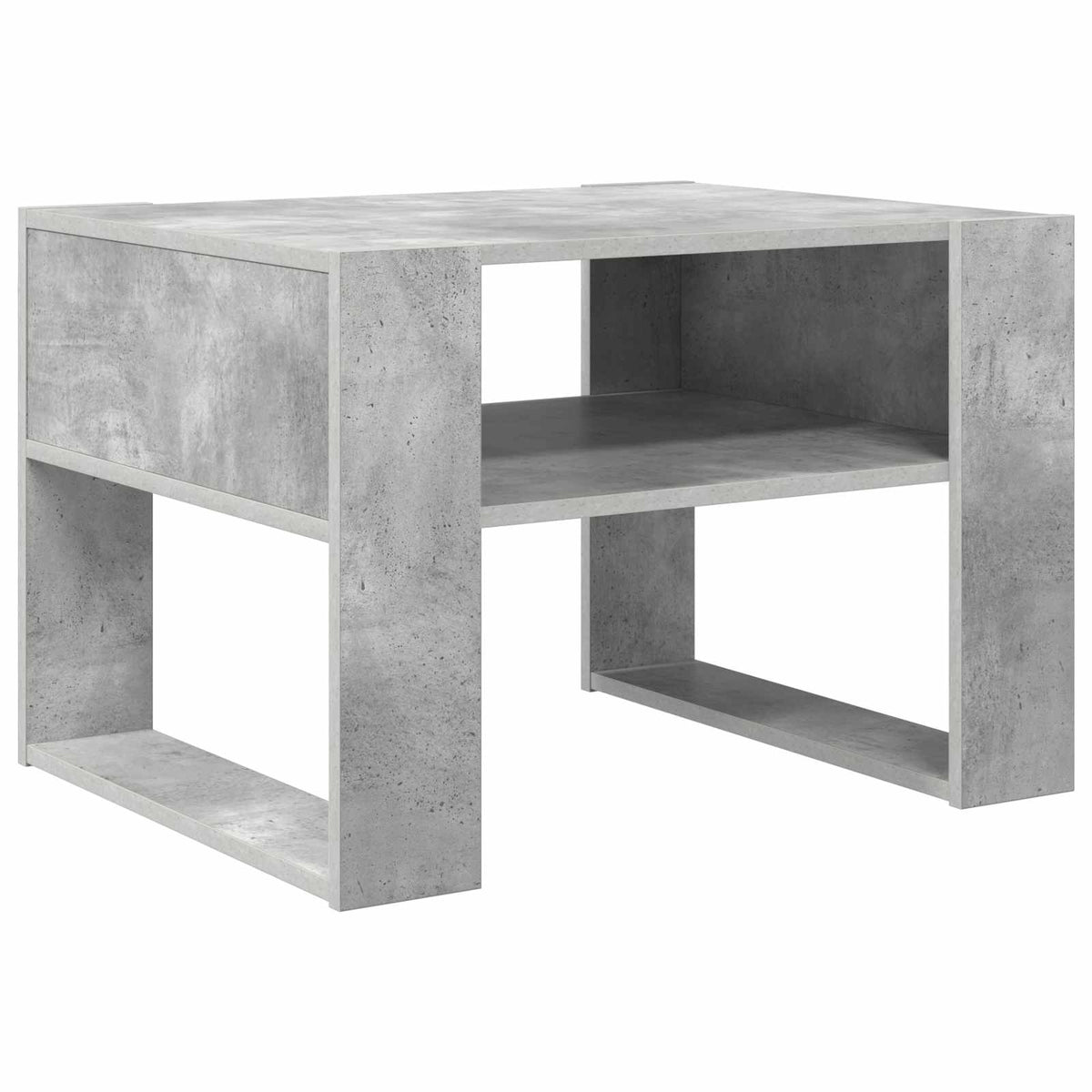 Couchtisch Beton Grau 66 x 53 x 45 cm Holzwerkstoff