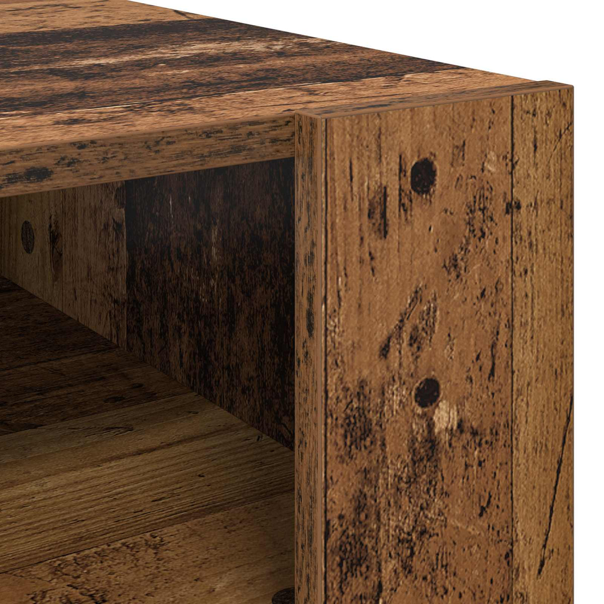 Couchtisch Altholz 66 x 53 x 45 cm Holzwerkstoff