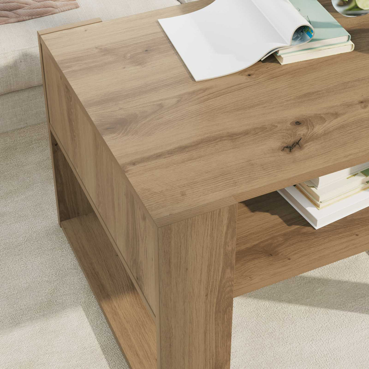 Couchtisch Artisan-Eiche 66 x 53 x 45 cm Holzwerkstoff