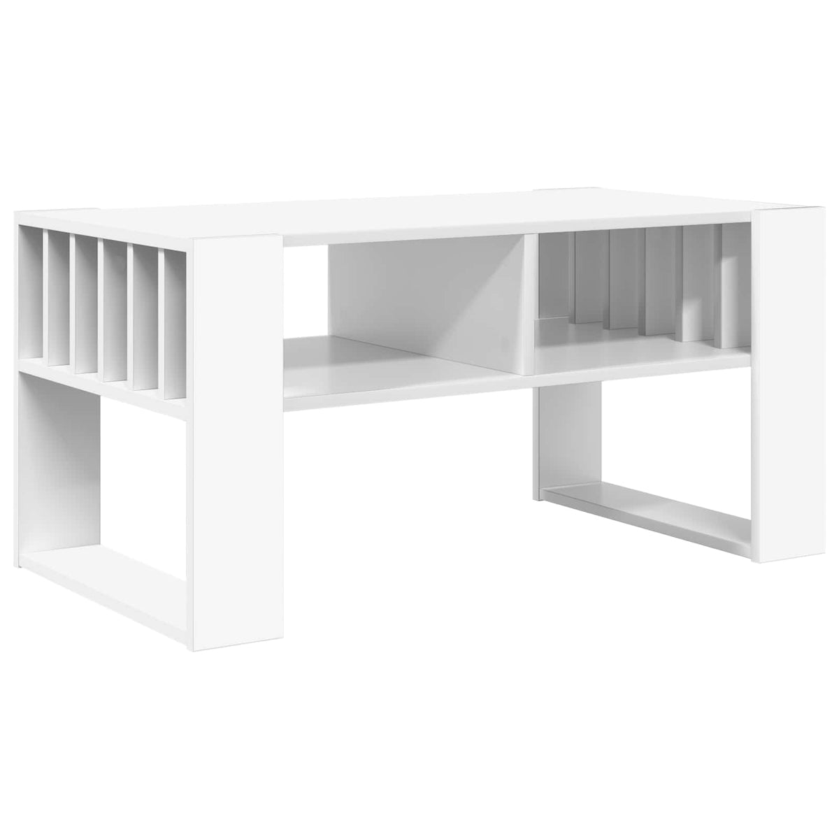Couchtisch Weiß 92 x 49,5 x 45 cm Holzwerkstoff