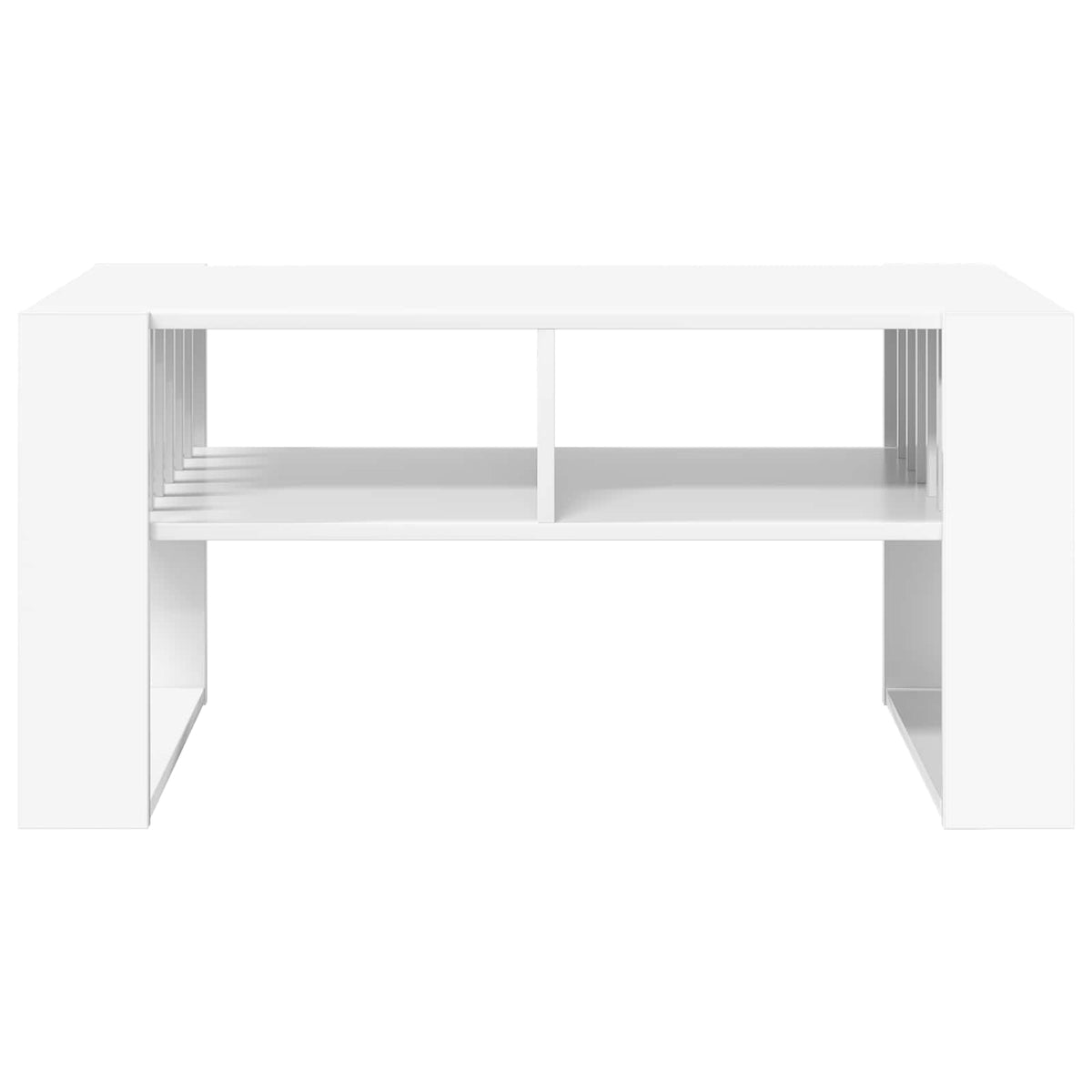 Couchtisch Weiß 92 x 49,5 x 45 cm Holzwerkstoff