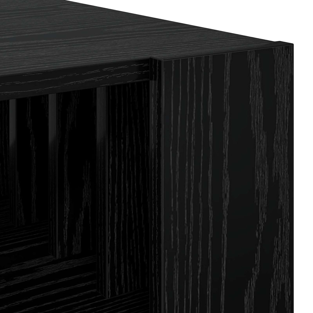 Couchtisch Schwarz Eichen-Optik 92 x 49,5 x 45 cm Holzwerkstoff