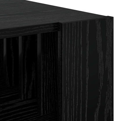 Couchtisch Schwarz Eichen-Optik 92 x 49,5 x 45 cm Holzwerkstoff