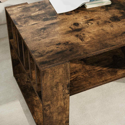 Couchtisch Räuchereiche 92 x 49,5 x 45 cm Holzwerkstoff