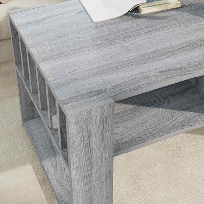 Couchtisch Sonoma-Grau 92 x 49,5 x 45 cm Holzwerkstoff