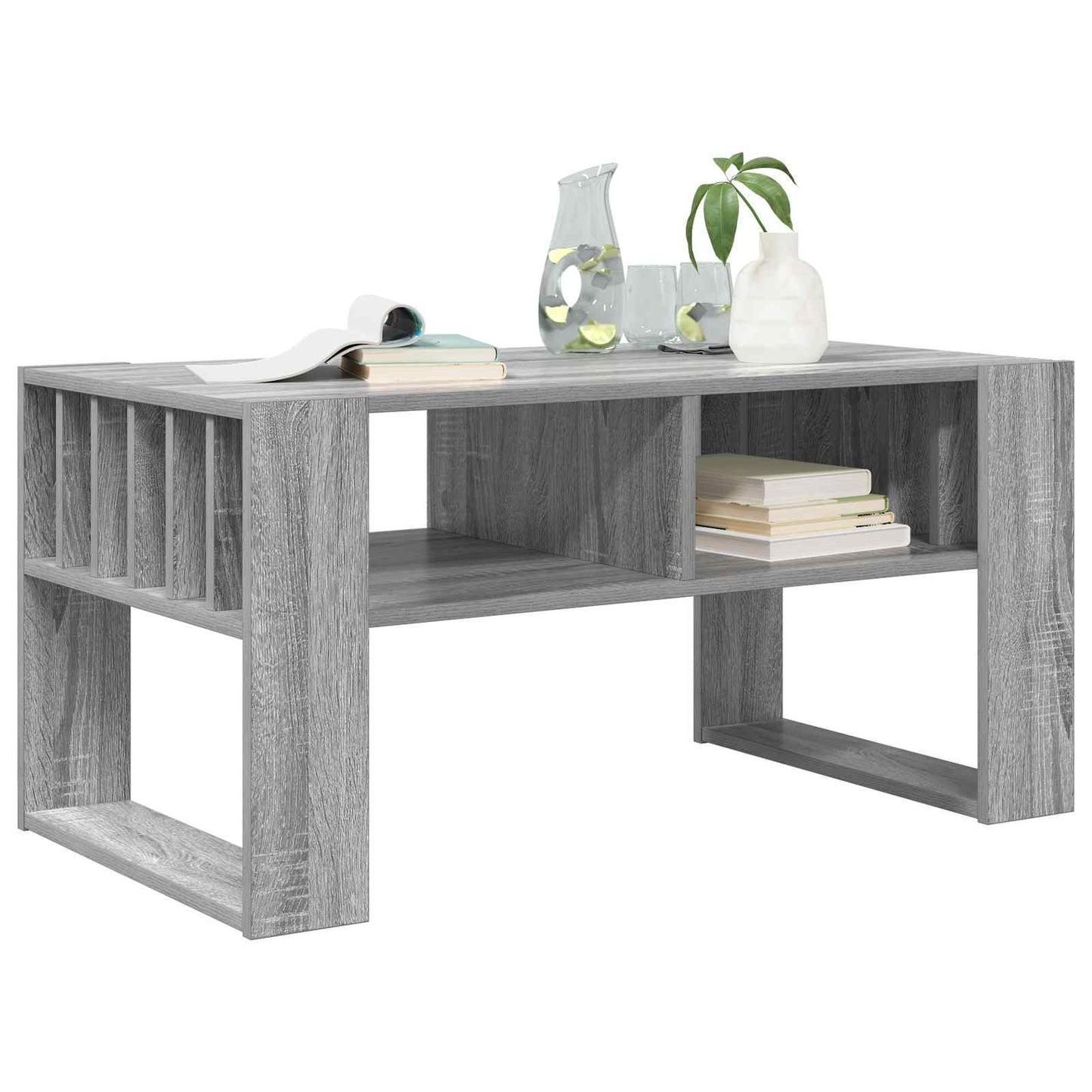 Couchtisch Graues Sonoma 92 x 49,5 x 45 cm Holzwerkstoff