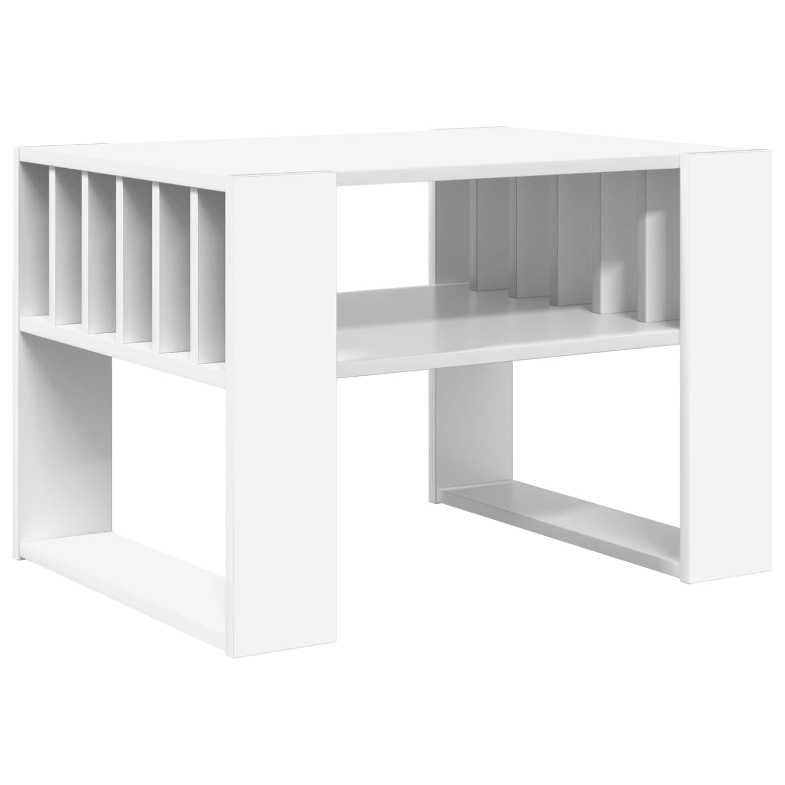 Couchtisch Weiß 66 x 49,5 x 45 cm Holzwerkstoff