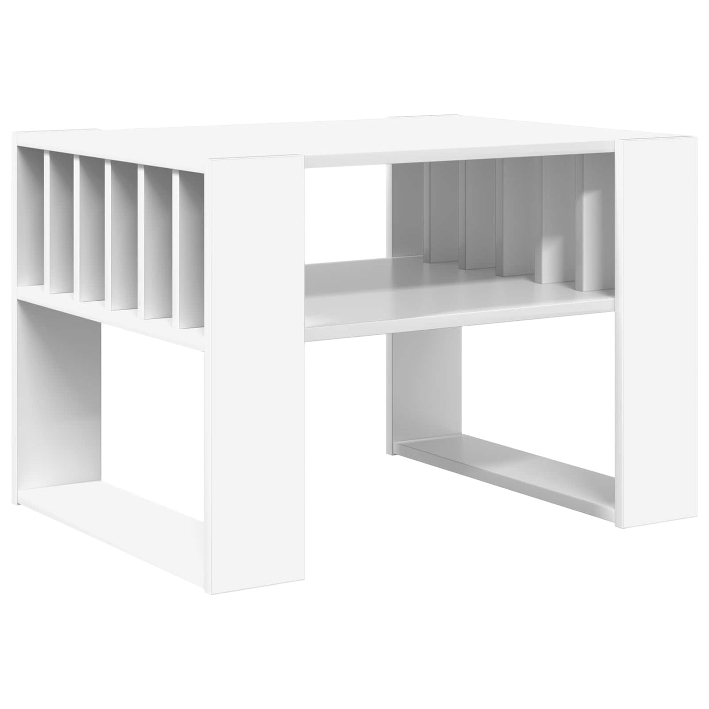 Couchtisch Weiß 66 x 49,5 x 45 cm Holzwerkstoff