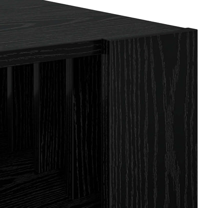 Couchtisch Schwarz Eichen-Optik 66 x 49,5 x 45 cm Holzwerkstoff