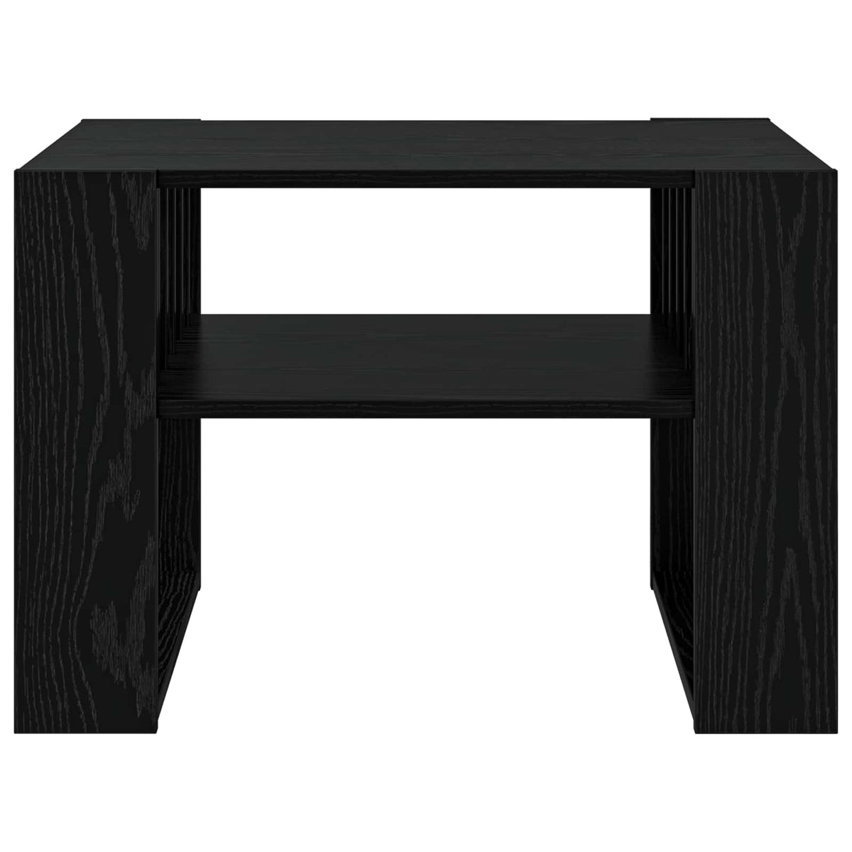 Couchtisch Schwarz Eichen-Optik 66 x 49,5 x 45 cm Holzwerkstoff