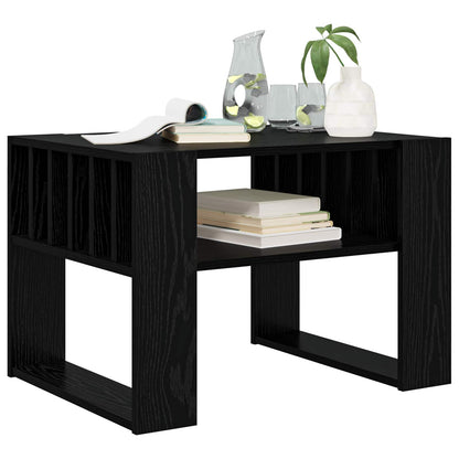 Couchtisch Schwarz Eichen-Optik 66 x 49,5 x 45 cm Holzwerkstoff
