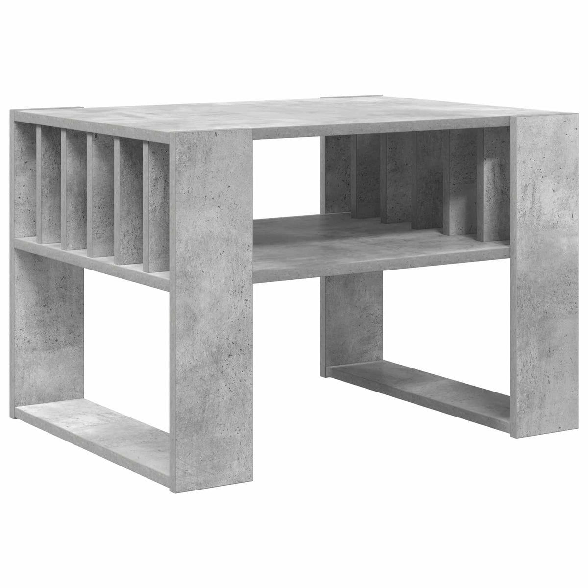 Couchtisch Beton Grau 66 x 49,5 x 45 cm Holzwerkstoff
