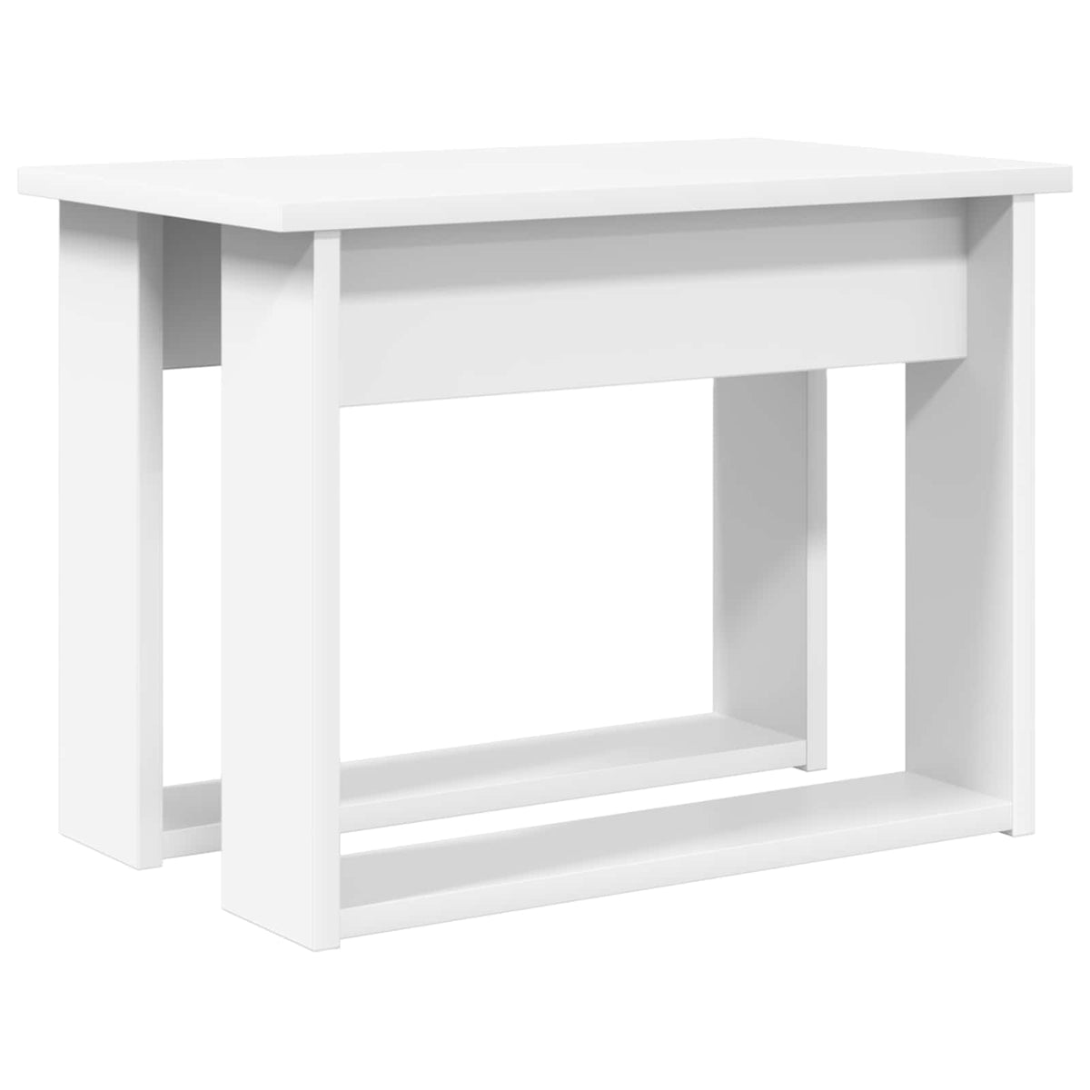 Kaffeetisch Set 2 stk. Weiß 50 x 52 x 42 cm Holzwerkstoff