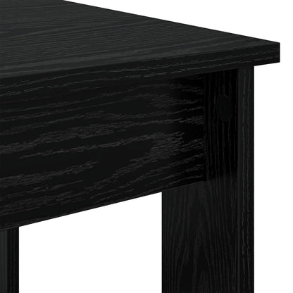 Kaffeetisch Set 2 stk. Schwarz Eichen-Optik 50 x 52 x 42 cm