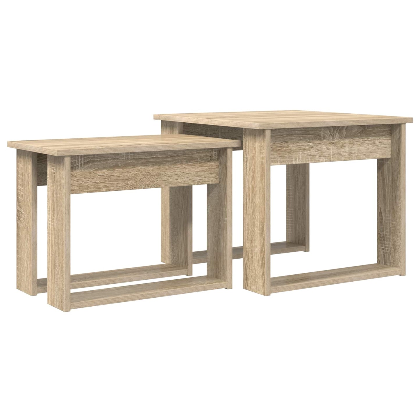 Kaffeetisch Set 2 stk. Sonoma-Eiche 50 x 52 x 42 cm