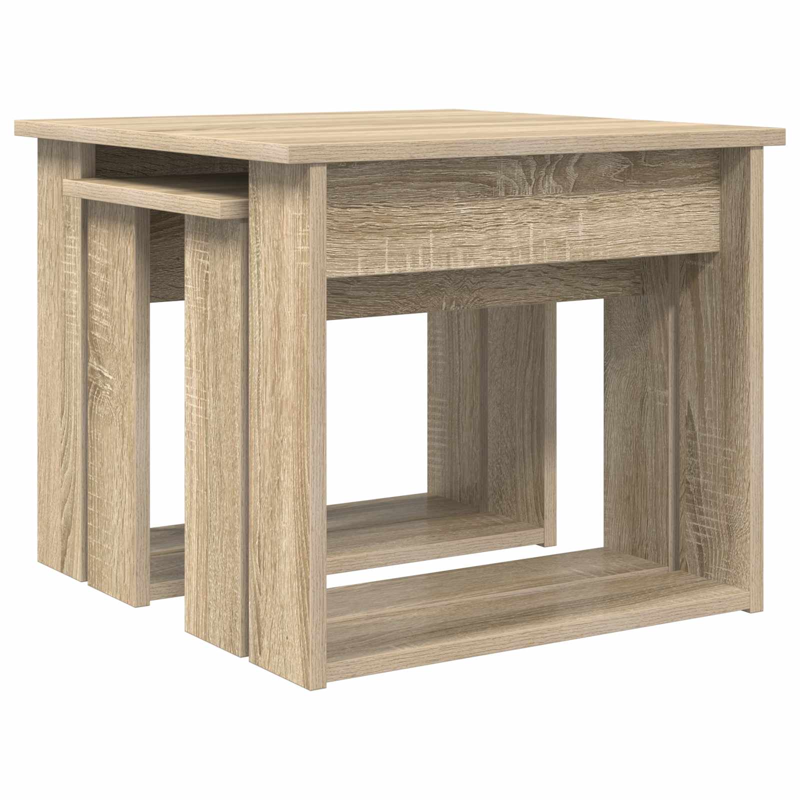 Kaffeetisch Set 2 stk. Sonoma-Eiche 50 x 52 x 42 cm