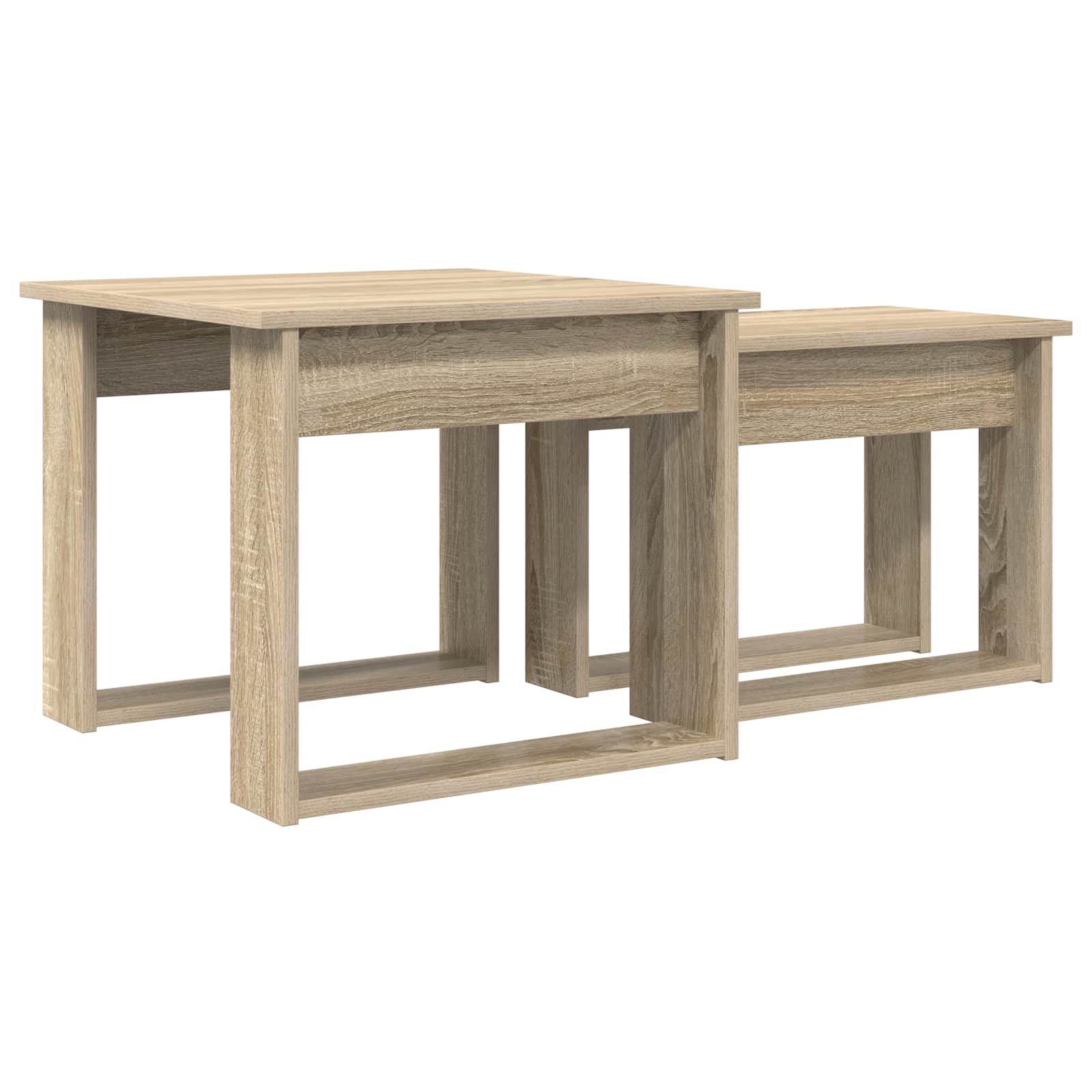 Kaffeetisch Set 2 stk. Sonoma-Eiche 50 x 52 x 42 cm