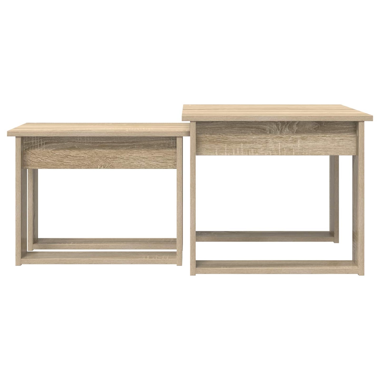 Kaffeetisch Set 2 stk. Sonoma-Eiche 50 x 52 x 42 cm