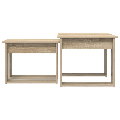 Kaffeetisch Set 2 stk. Sonoma-Eiche 50 x 52 x 42 cm