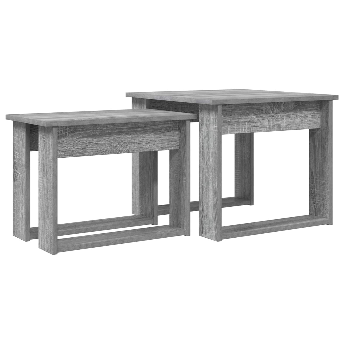 Kaffeetisch Set 2 stk. Graues Sonoma 50 x 52 x 42 cm