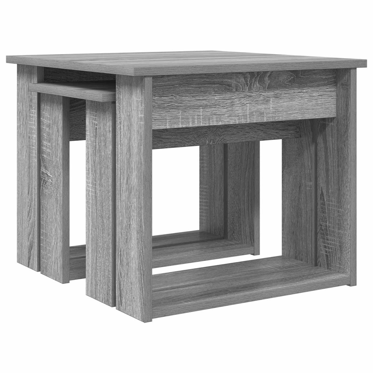 Kaffeetisch Set 2 stk. Graues Sonoma 50 x 52 x 42 cm