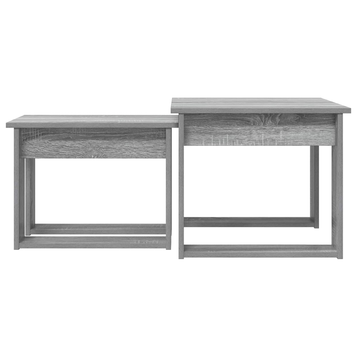 Kaffeetisch Set 2 stk. Graues Sonoma 50 x 52 x 42 cm