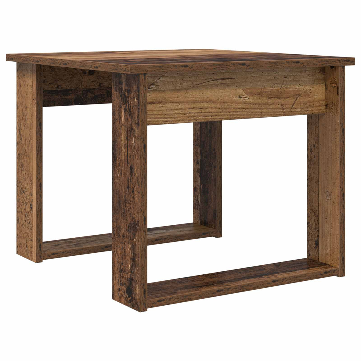 Kaffeetisch Set 2 stk. Altholz 50 x 52 x 42 cm Holzwerkstoff